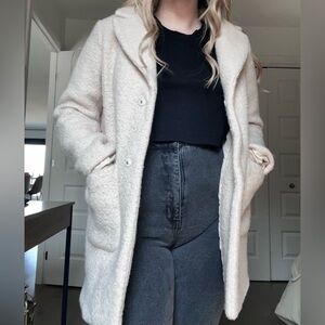 ICHI - Cute little coat in cream